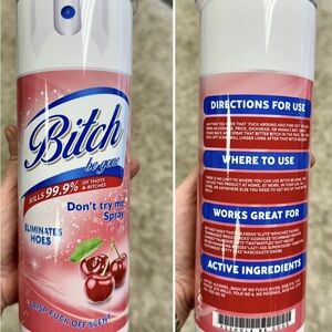 Pink/ Be Gone Spray Tumbler